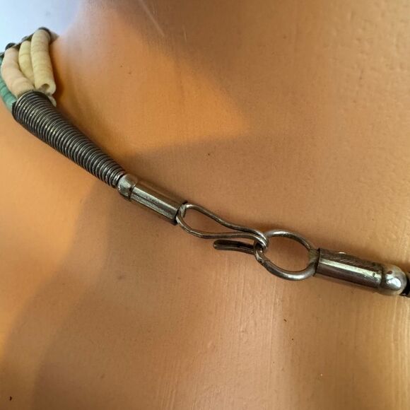 Unique Metal and Bead Necklace - Picture 11 of 11